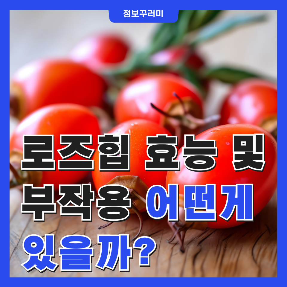 로즈힙 효능