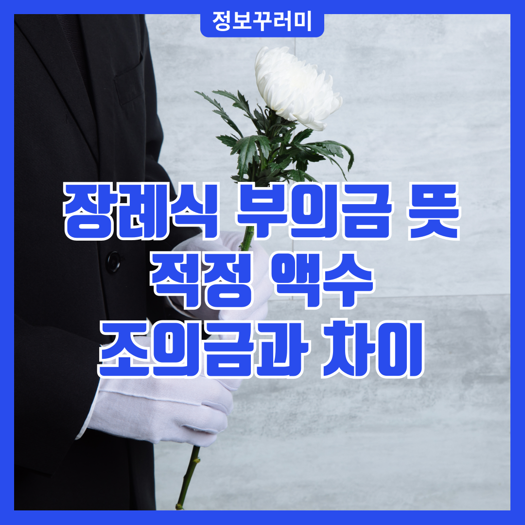 장례식 부의금