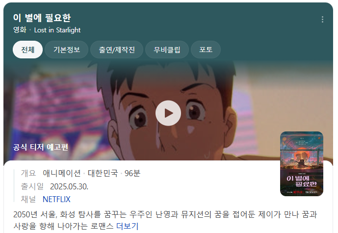 이 별에 필요한
