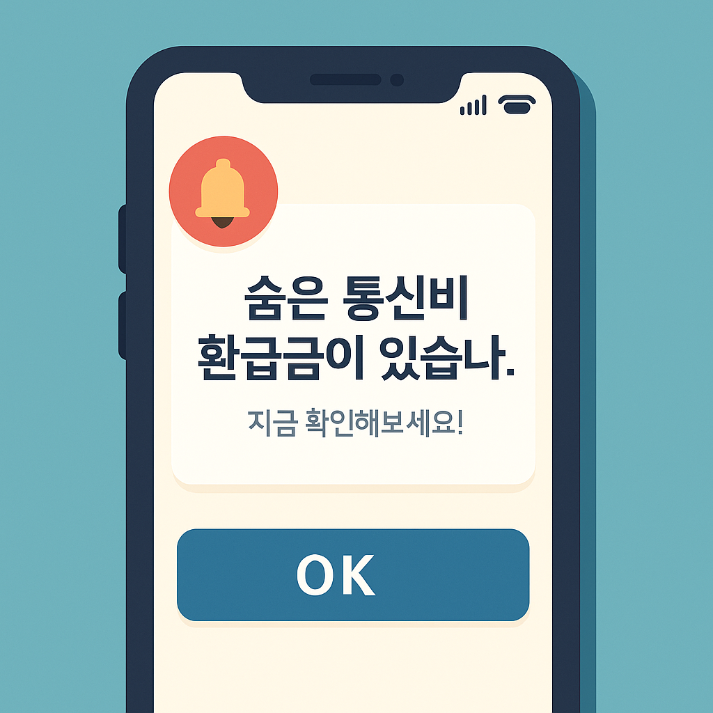 통신비 환급금 간편 조회