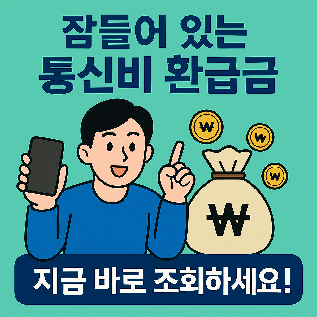 통신비 환급금 간편 조회
