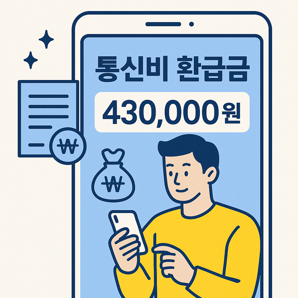 통신비 환급금 간편 조회