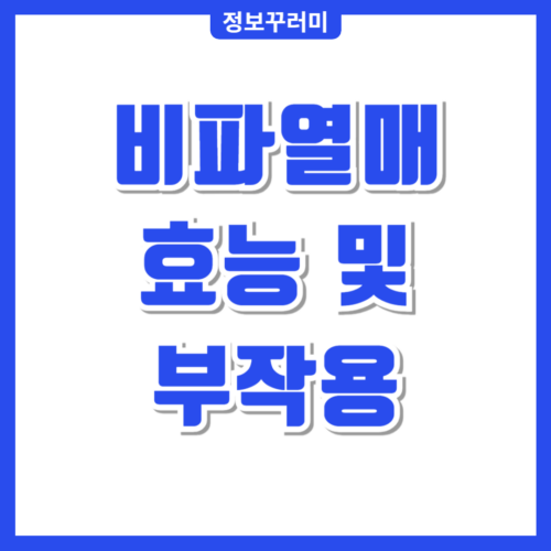 비파열매효능