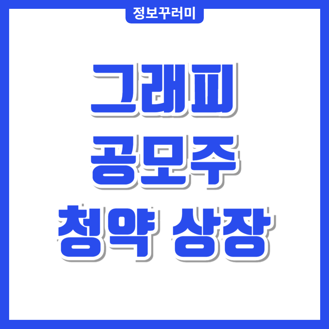 그래피 공모주