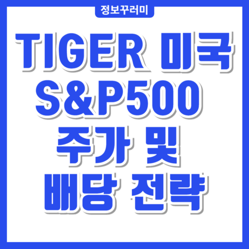 tiger 미국s&p500 주가