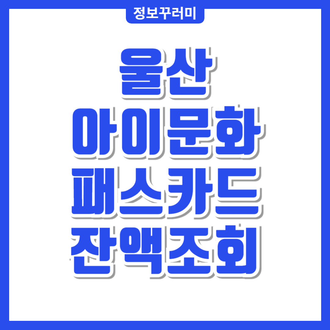 울산아이문화패스