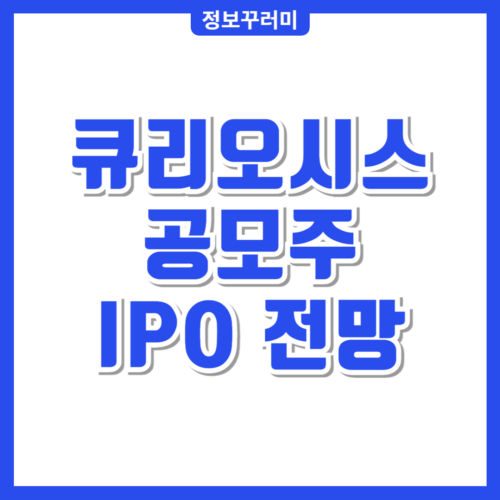 큐리오시스 공모주
