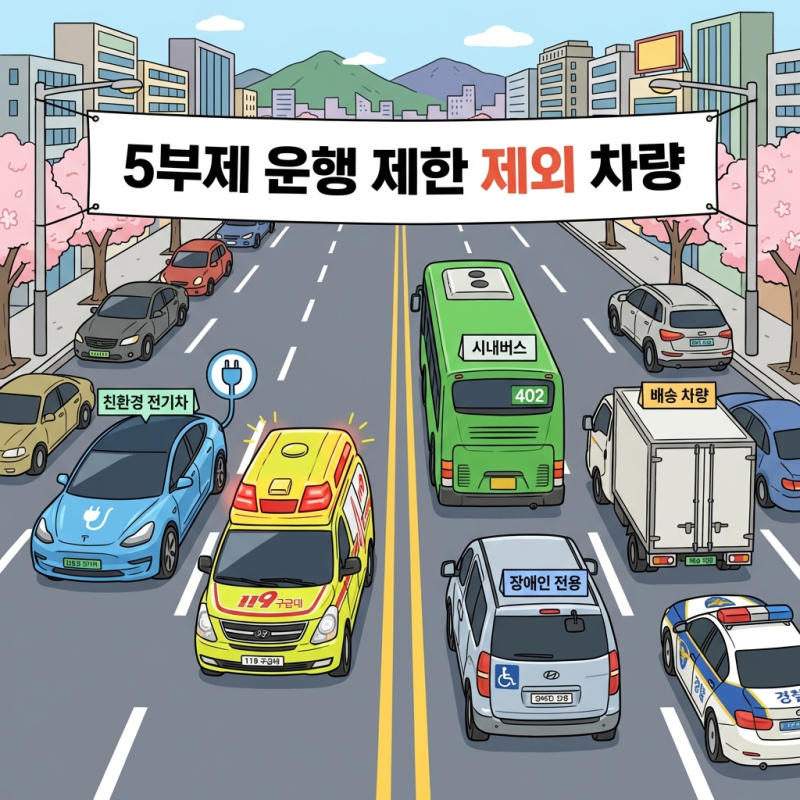 차량5부제 뜻 시행일 내 차 언제 타야할까?