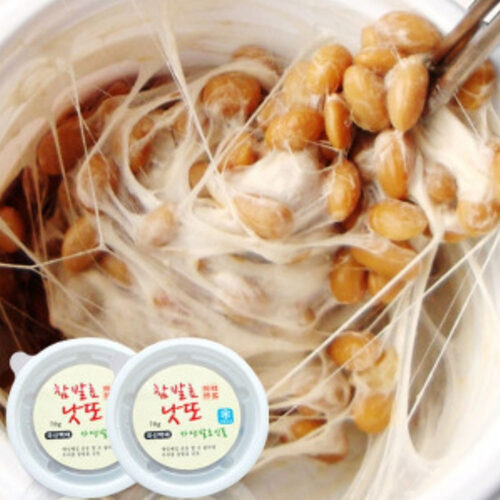참발효낫또 국산콩 70g 대용량 실 많은 낫또 고르기
