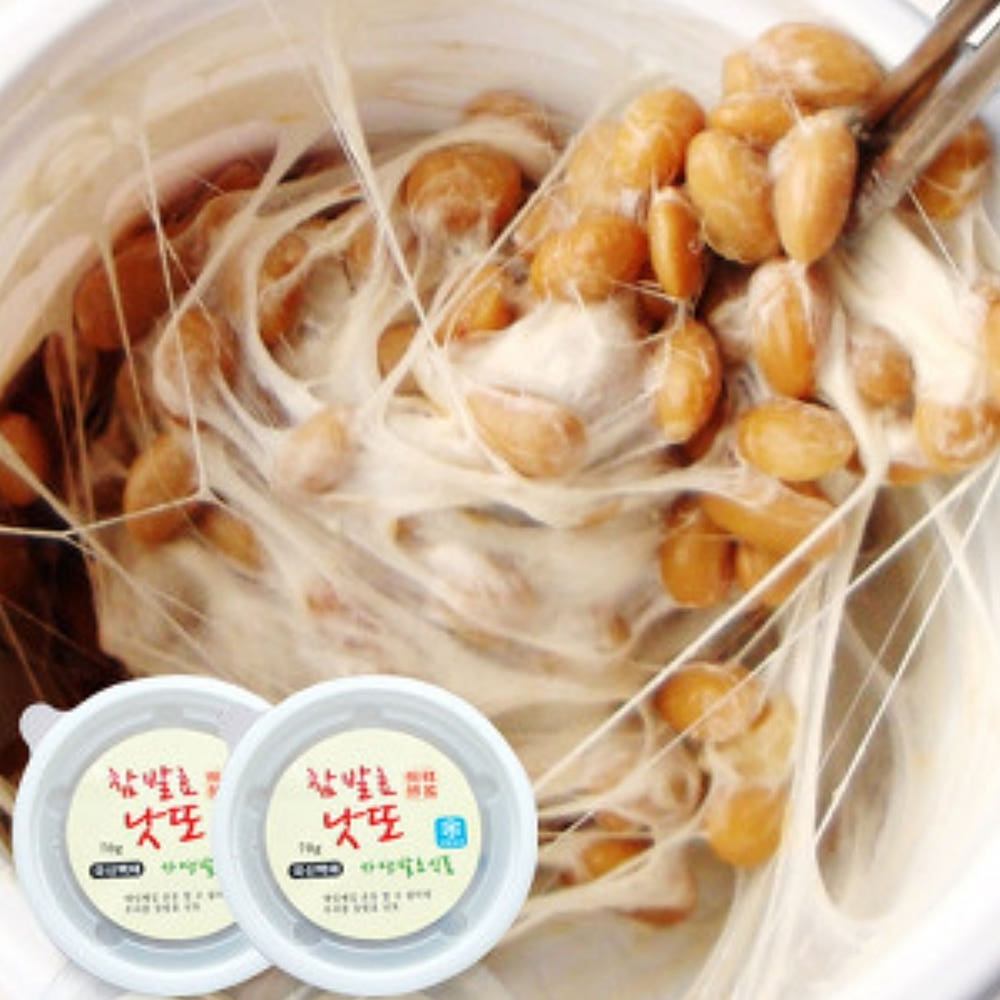 참발효낫또 국산콩 70g 대용량 실 많은 낫또 고르기